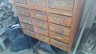 Skříň dřevěná šuplíková (Wooden drawer cabinet) 750x540x480